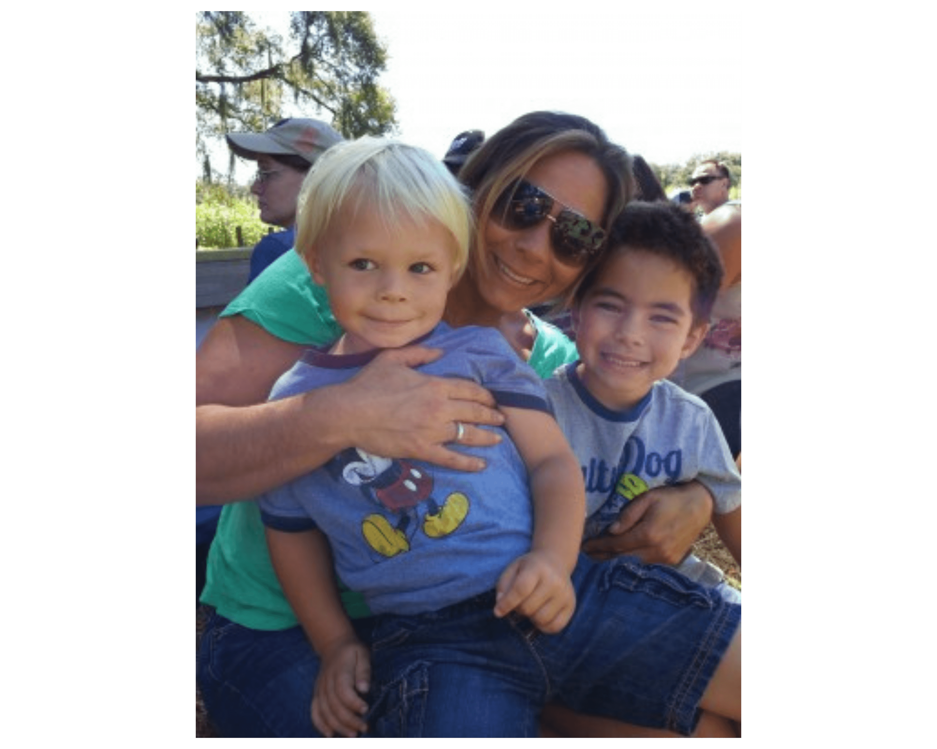 Beth Lammon, owner of Hair by Beth, with her family